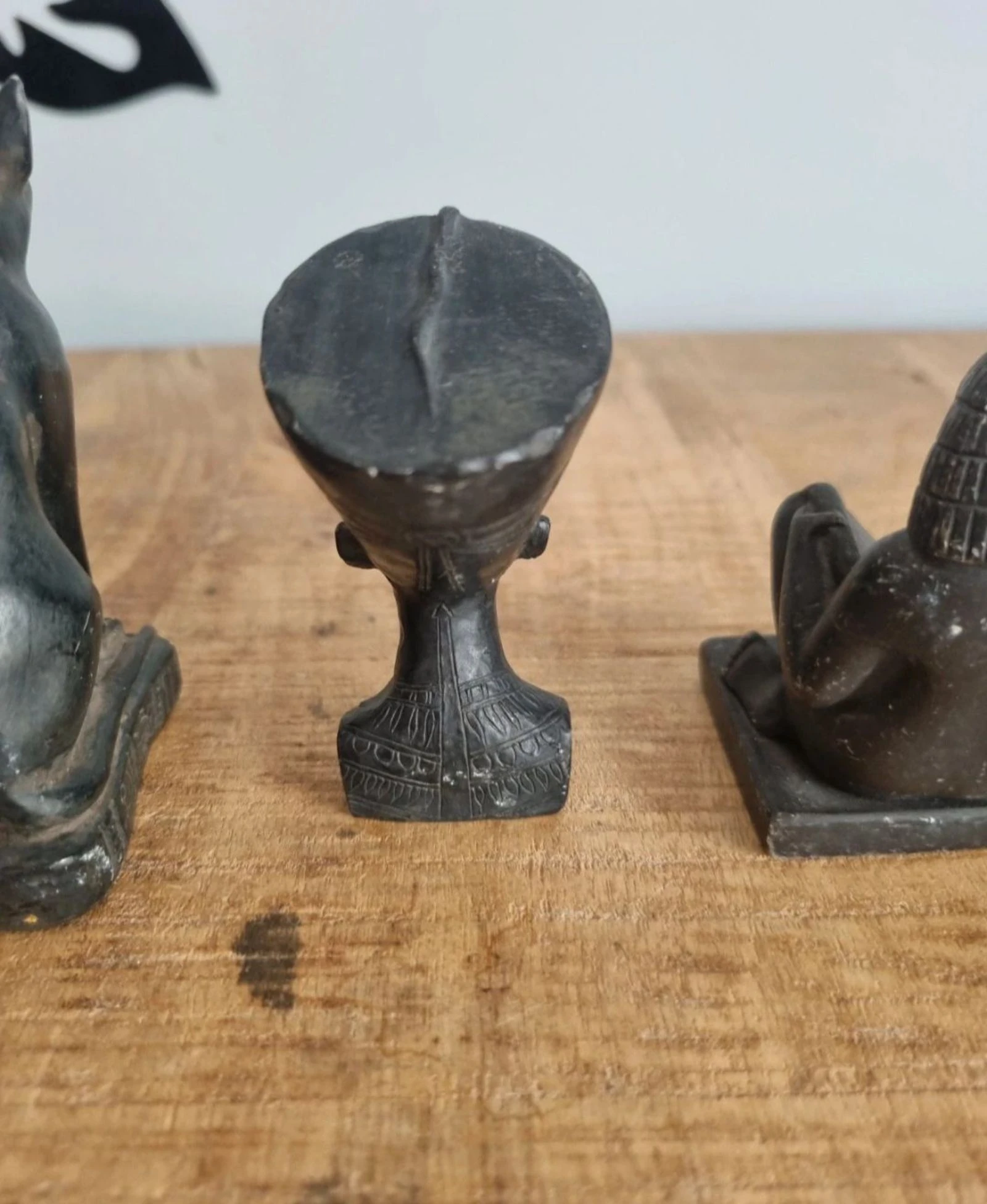 Set van 5 decoratieve Egyptische standbeelden (Toetanchamon – photo 10